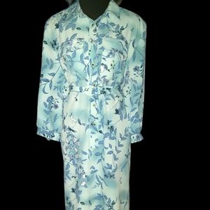 1980's Florentine Belted Dress